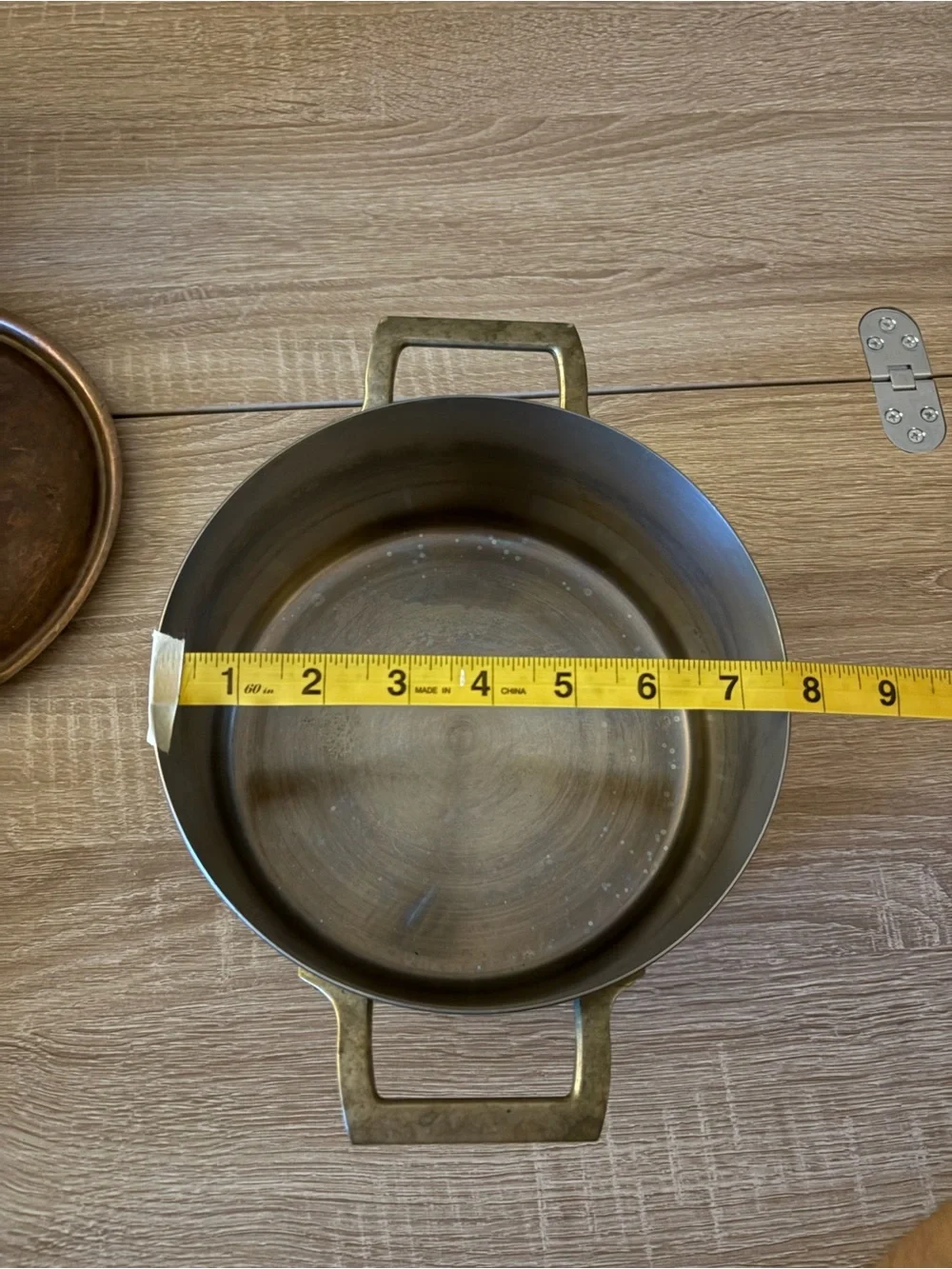 Vintage Paul Revere USA Copper Stockpot- 7.5in 3 Quart